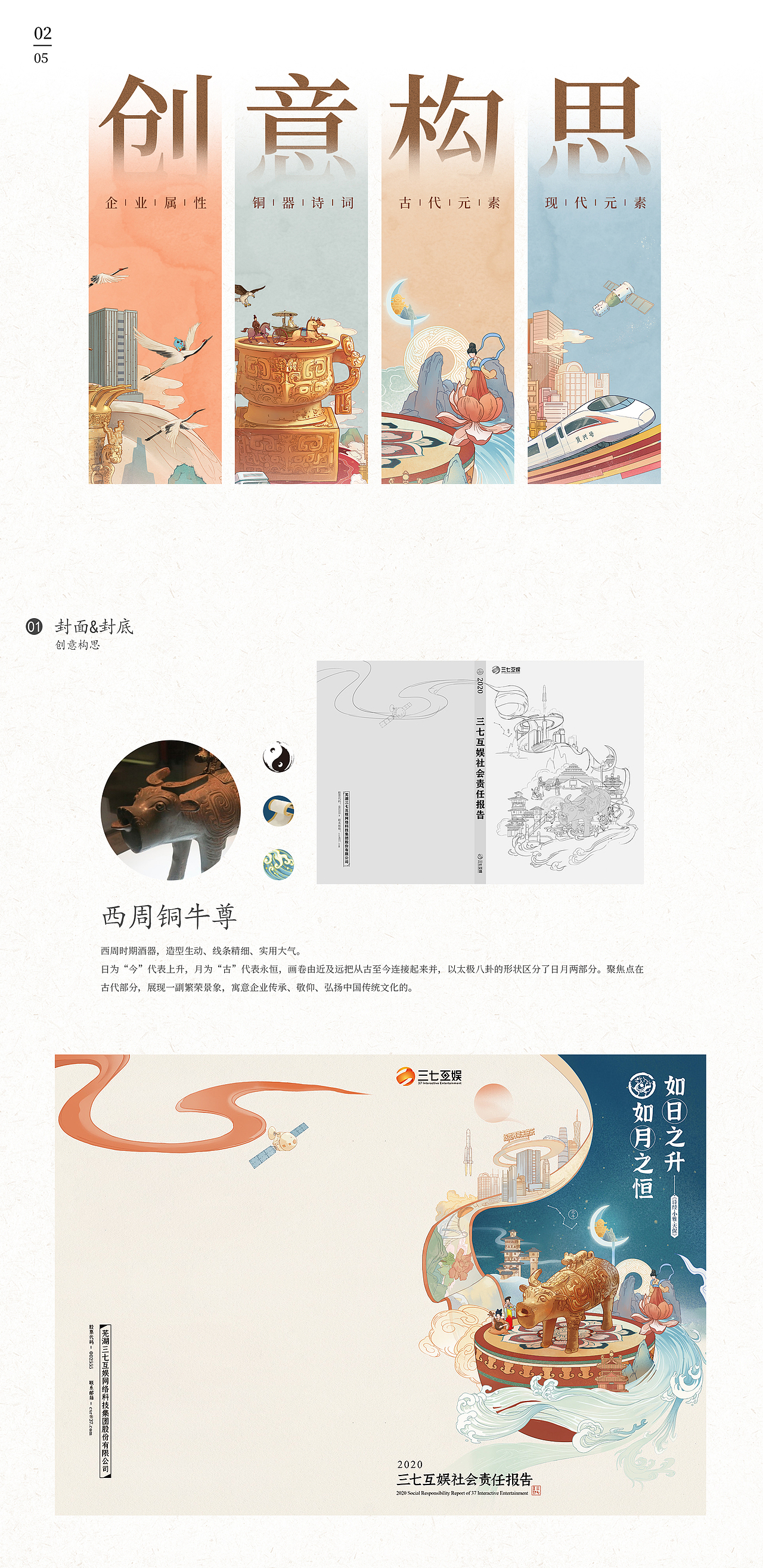 国风系列 | 社会责任报告 | 项目复盘（图ZMjYwNzc4Njc2） - 商业插画 - 站酷设计师37NOT原创素材 - 站酷ZCOOL