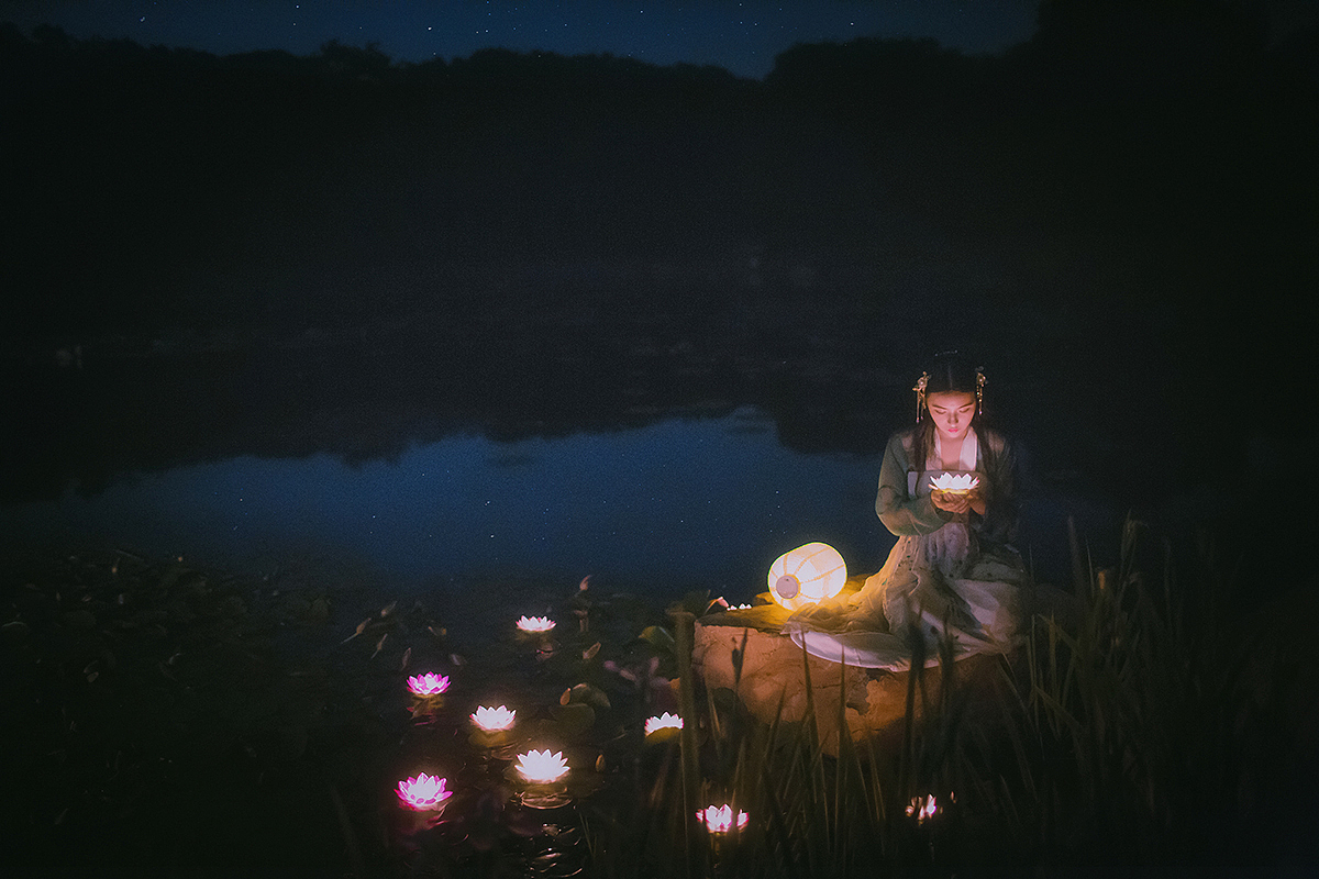 满池清梦压星河