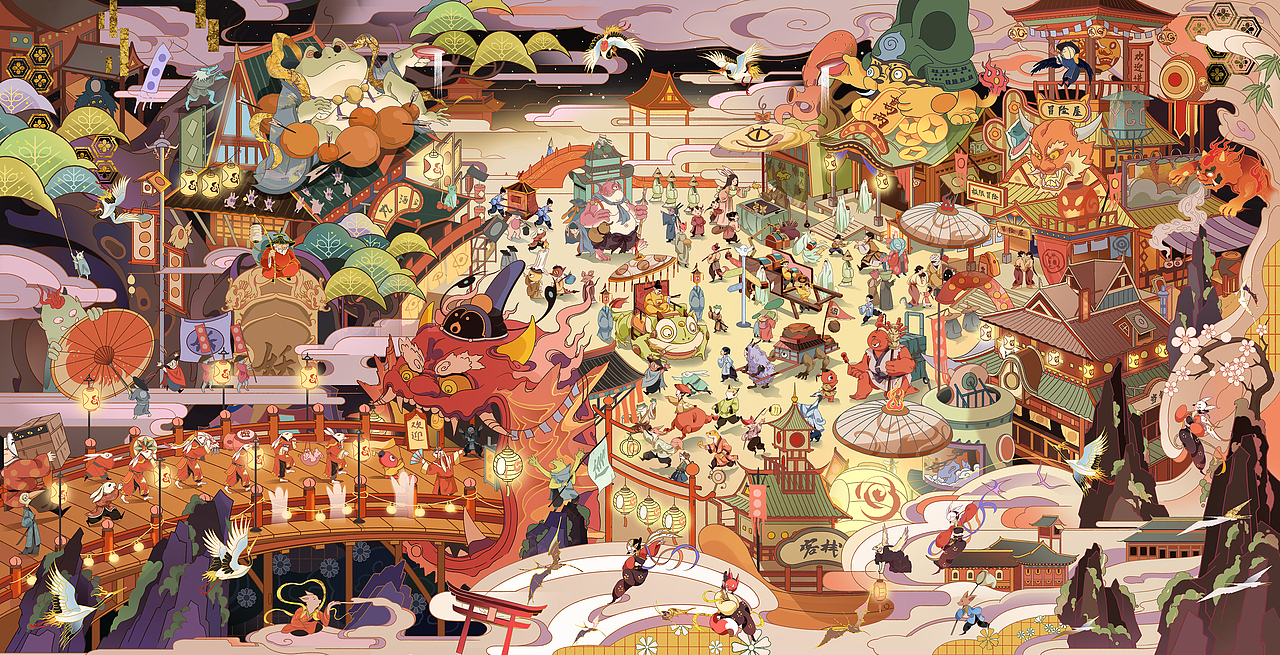 **【2021~年终总结】:(#(图ZMjg0NDIyMDI4) - 商业插画 - 站酷设计师乌云_WY原创素材 - 站酷ZCOOL