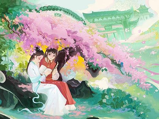 红楼梦-宝黛共读西厢记