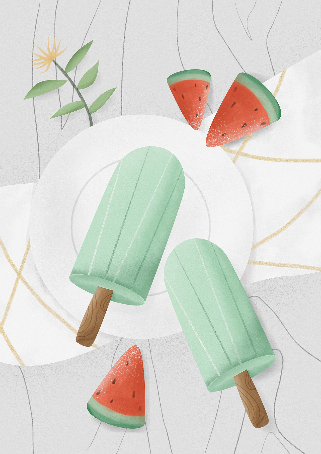 最近做的一些插画练习