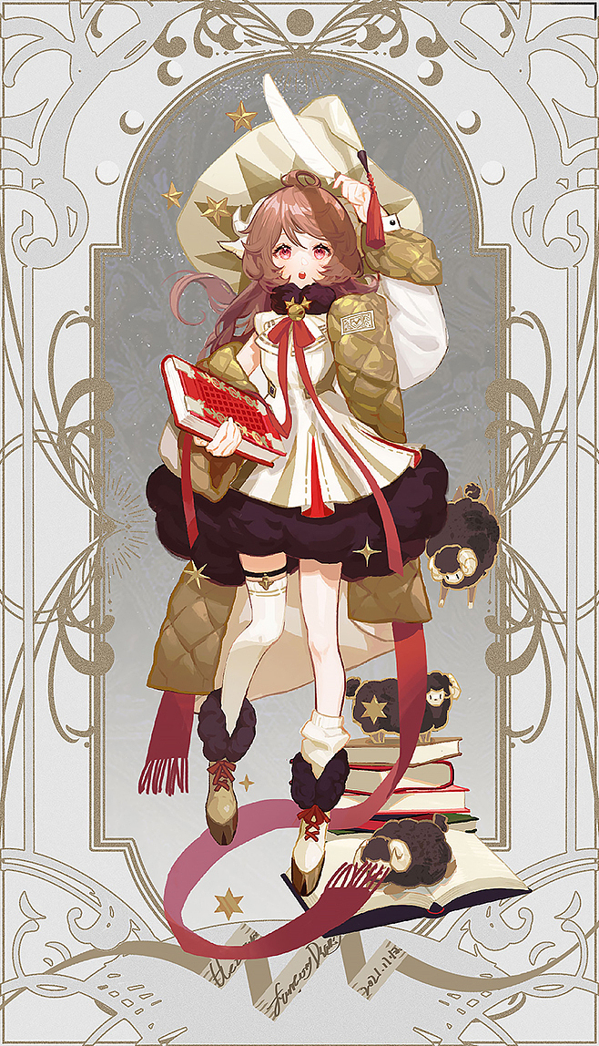 方舟幻想日志白魔组【上卷】（图ZMjgwMzYxNDg4） - 概念设定 - 站酷设计师和子君原创素材 - 站酷ZCOOL