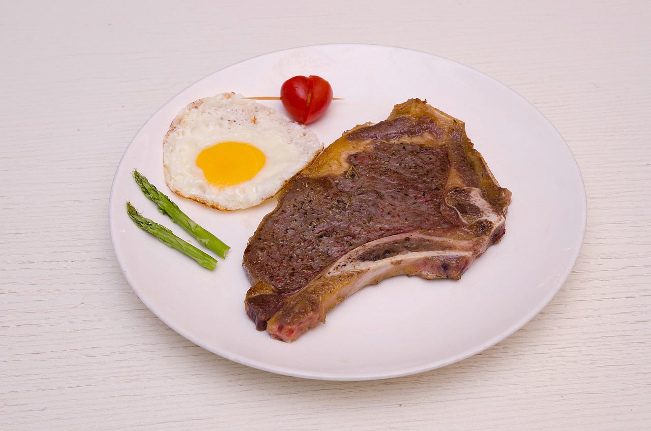 牛排美食西餐拍摄