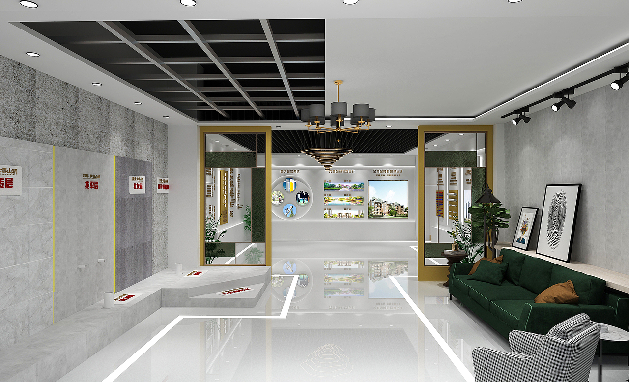 房地产企业展厅（图ZMjEyNjA4NzM2） - 展陈设计 - 站酷设计师新风尚设计原创素材 - 站酷ZCOOL