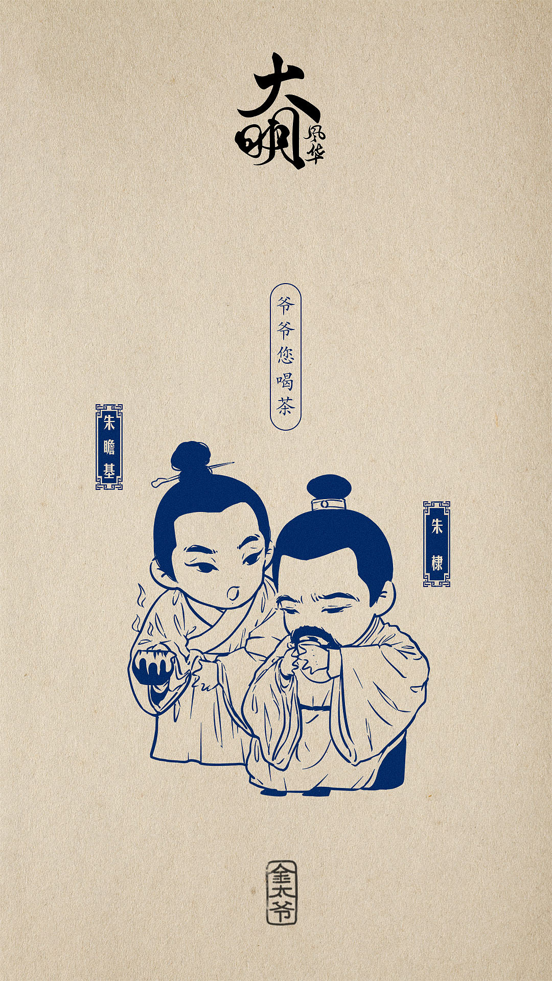 大明风华朱家五子天团日常,人物小头像
