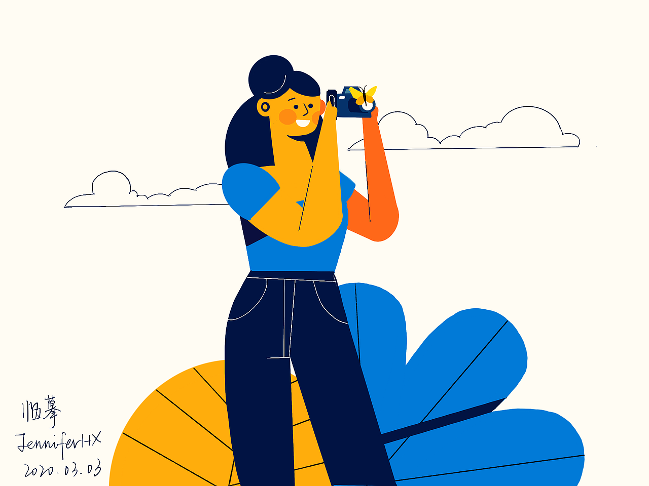 procreate 临摹练习（图ZMTk4NTA4Mjg0） - 创作习作 - 站酷设计师Jennifer727原创素材 - 站酷ZCOOL