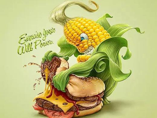 超级搞笑创意插画设计欣赏