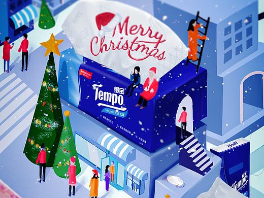 Tempo得宝纸巾双微运营海报