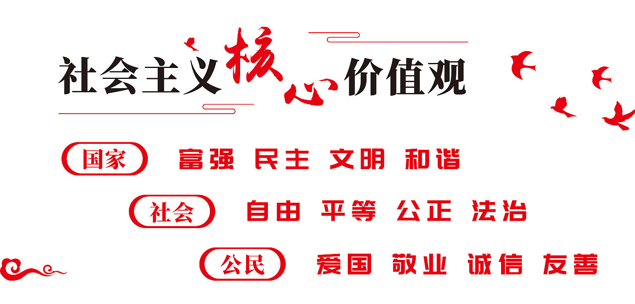 社会主义核心价值观展板|平面|其他平面|小公主苏菲亚1 - 原创作品 - 