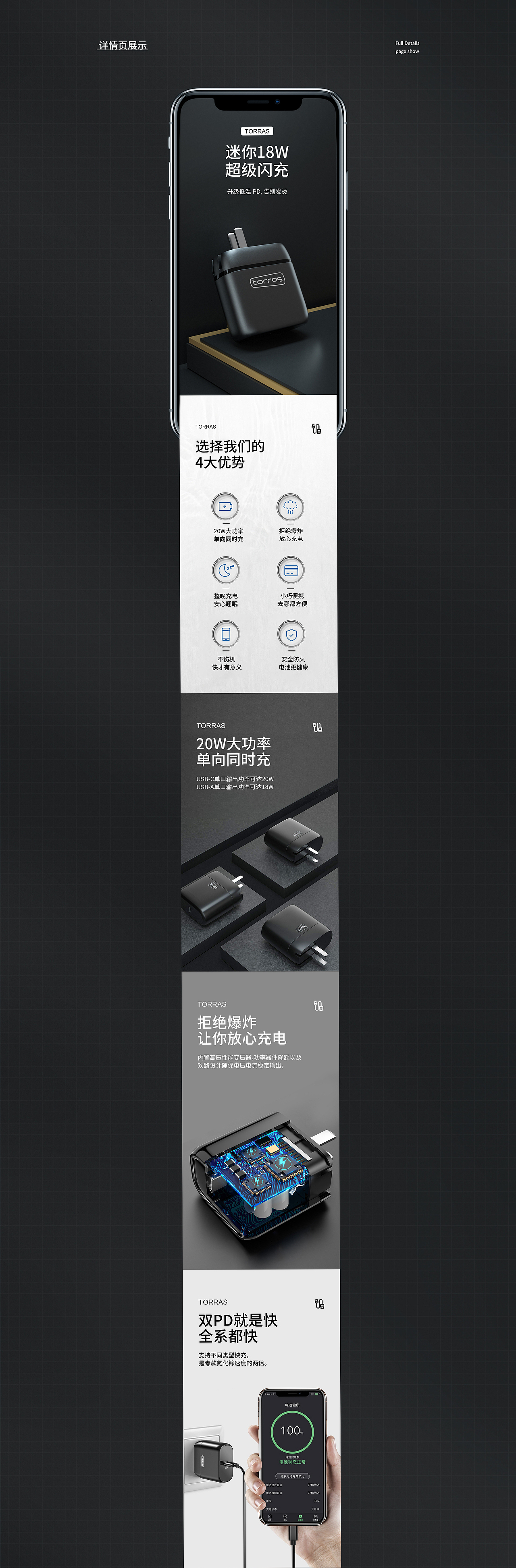 暖风机/充电器/吹风机详情页X3（图ZMjg3NTY2Mzg0） - 电商 - 站酷设计师别摸我头原创素材 - 站酷ZCOOL