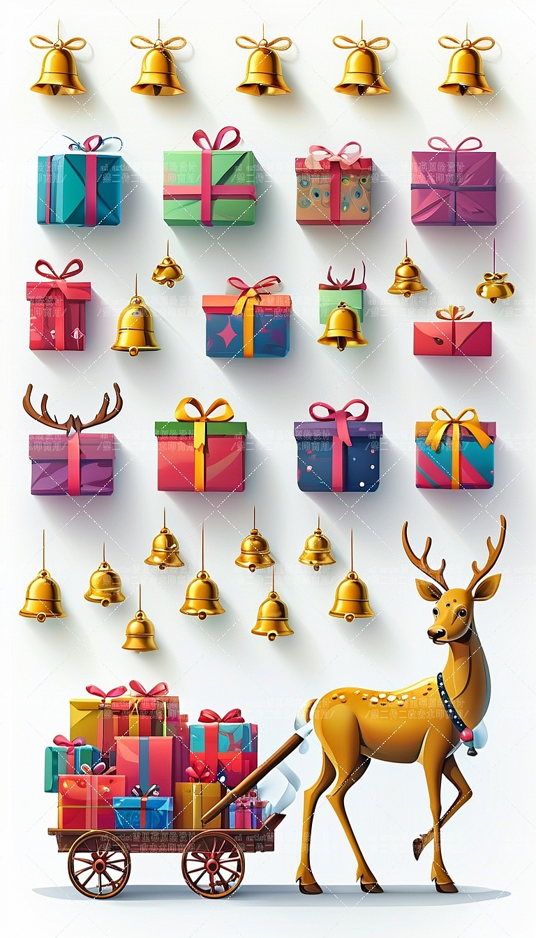 圣诞奇遇九宫格贴纸ai徽章（第二辑）（图ZMzgxODk0OTIw） - AI作品 - 站酷设计师雪里莓工作室原创素材 - 站酷ZCOOL