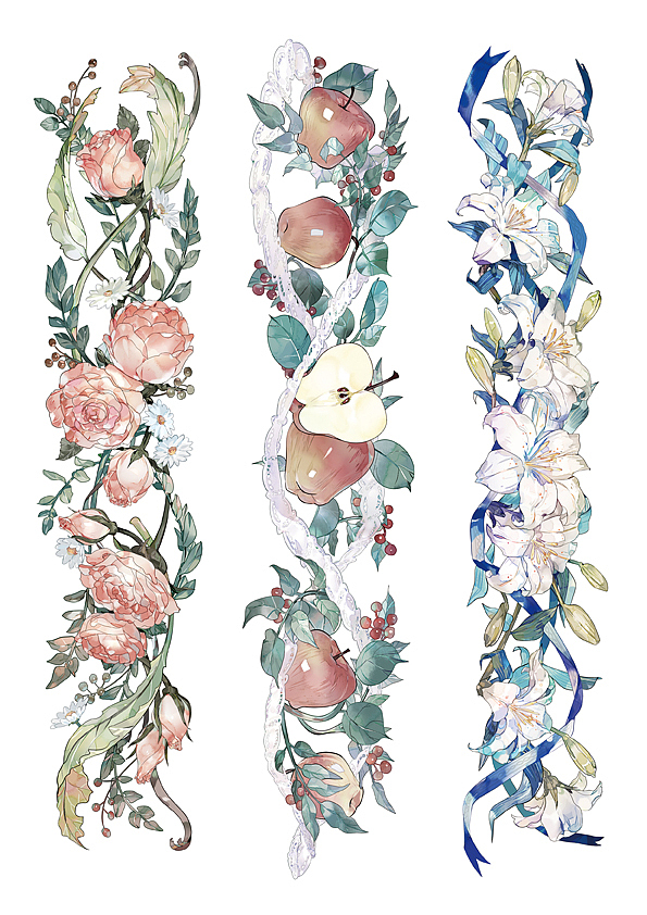 文创拉条花胶带---已授权