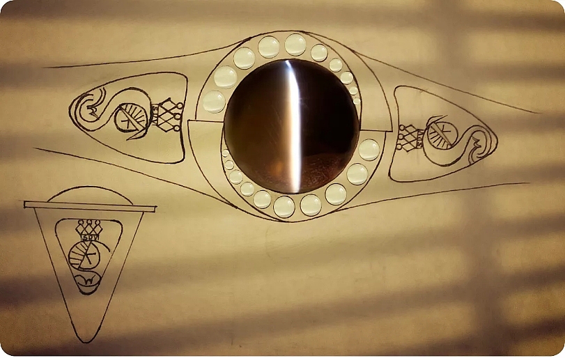 手绘稿保存猫眼大戒指（图ZMTEzMjQyMjg4） - 生活用品 - 站酷设计师Z45553849原创素材 - 站酷ZCOOL