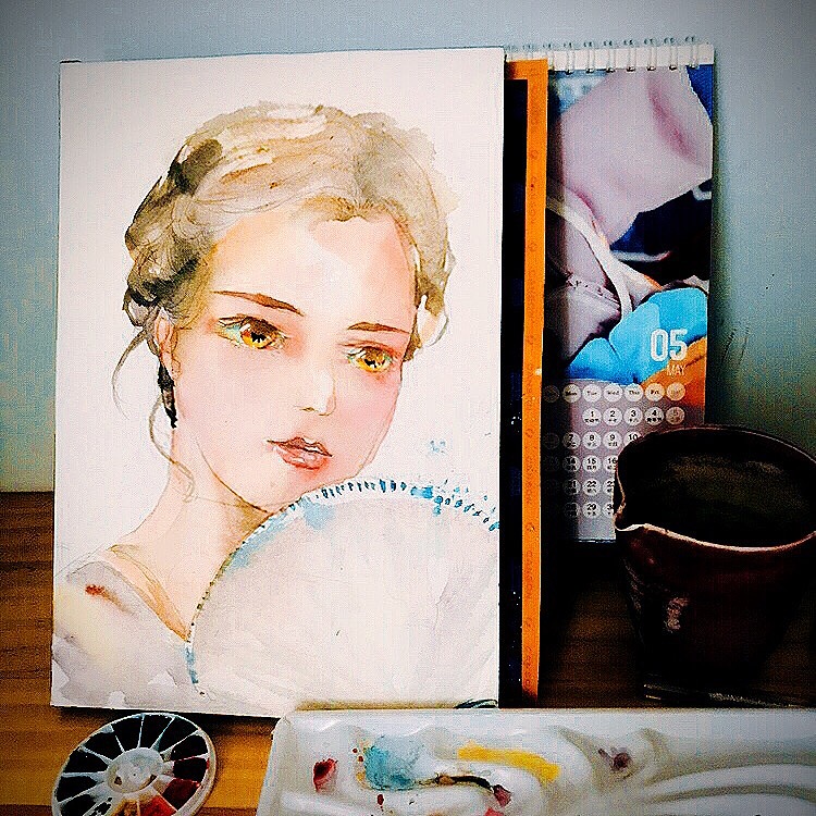 夏日水彩练习小品组（图ZMTE2NjIyMTUy） - 绘画 - 站酷设计师浚达原创素材 - 站酷ZCOOL