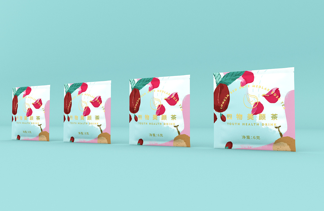 黑金传奇花茶果茶清新包装设计（图ZMjY2ODE0Mzk2） - 包装 - 站酷设计师朝鹿文化品牌设计原创素材 - 站酷ZCOOL