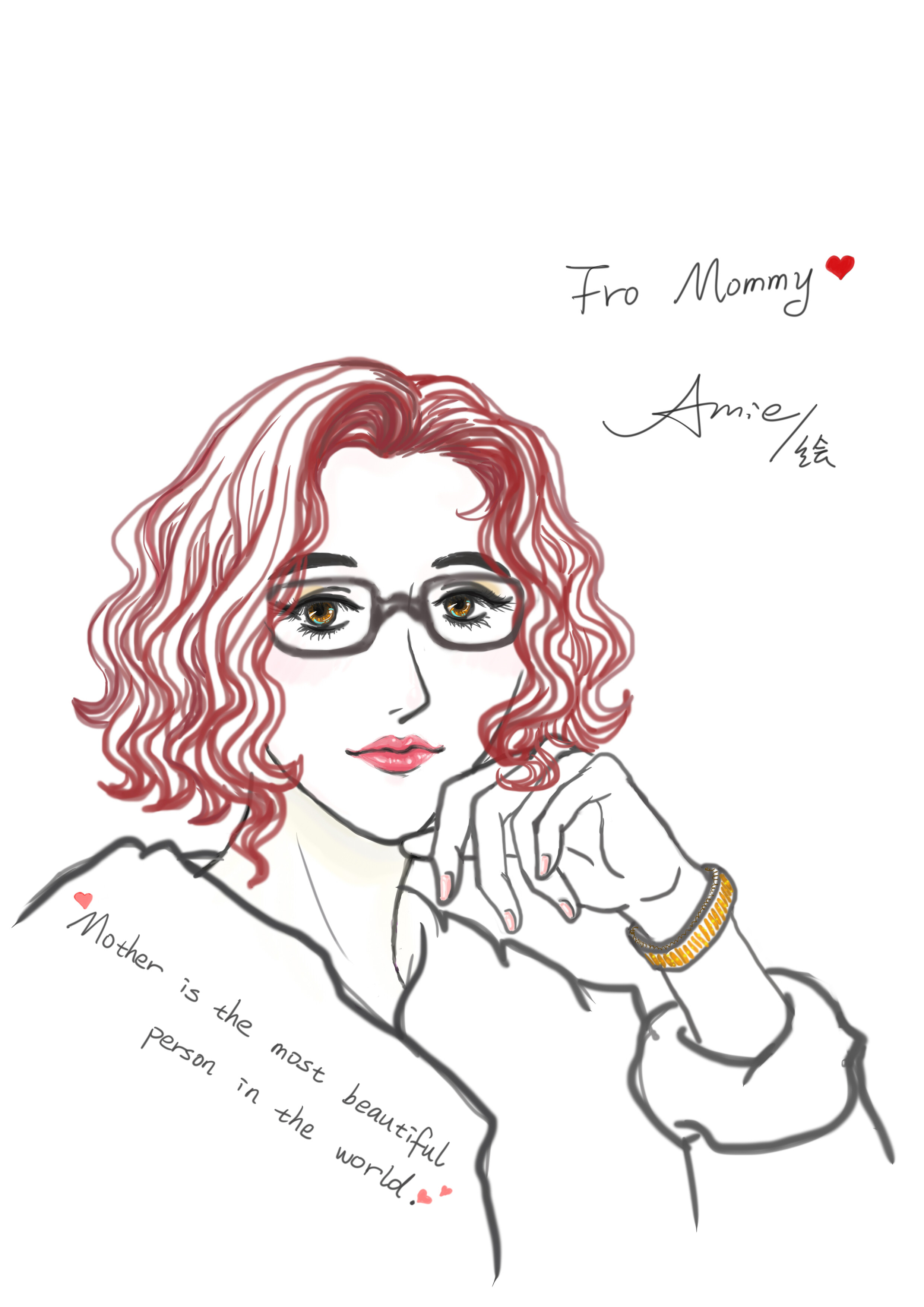 给妈咪的画