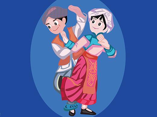 土家族服饰海报