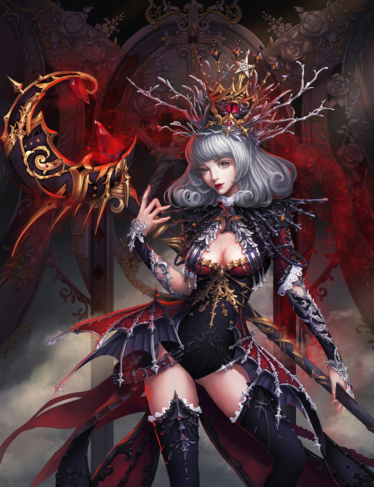 Lilith（图ZNDgxMzA3ODQ=） - 商业插画 - 站酷设计师小白酱milkyu原创素材 - 站酷ZCOOL