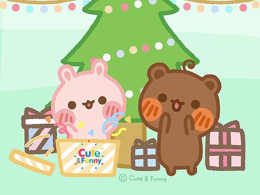 Cute & Funny - Merry Christmas（個(gè)人主頁(yè)-ZMjUzOTk4ODA=） - 兒童插畫(huà) - 站酷設(shè)計(jì)師蝦條仔原創(chuàng)素材 - 站酷ZCOOL