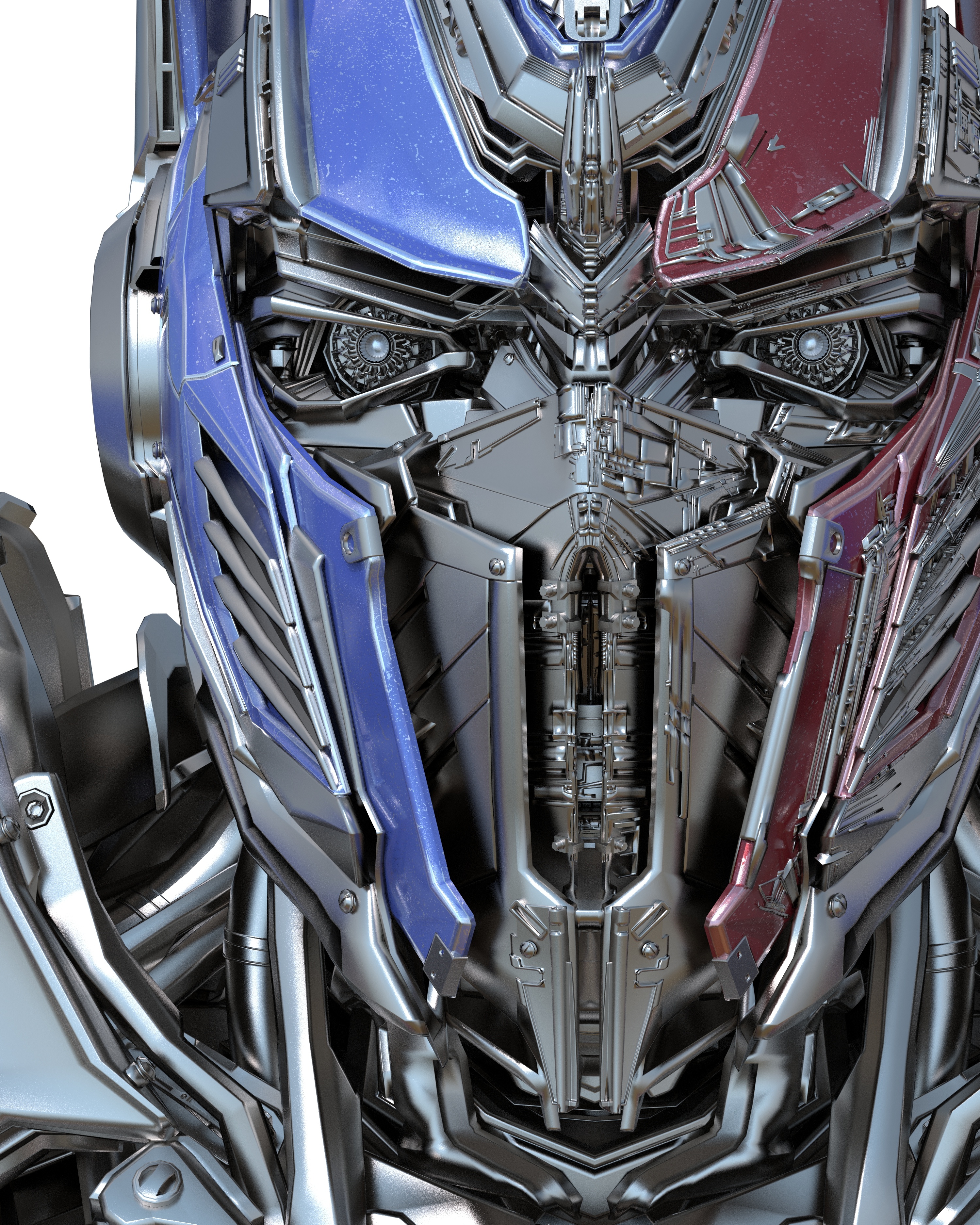 童时的梦想 — 擎天柱(渲染练习)