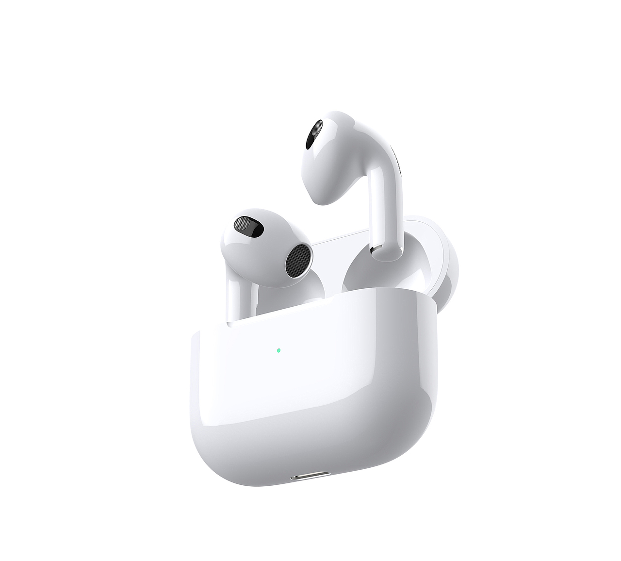 苹果耳机airpods第三代蓝牙耳机模型渲染