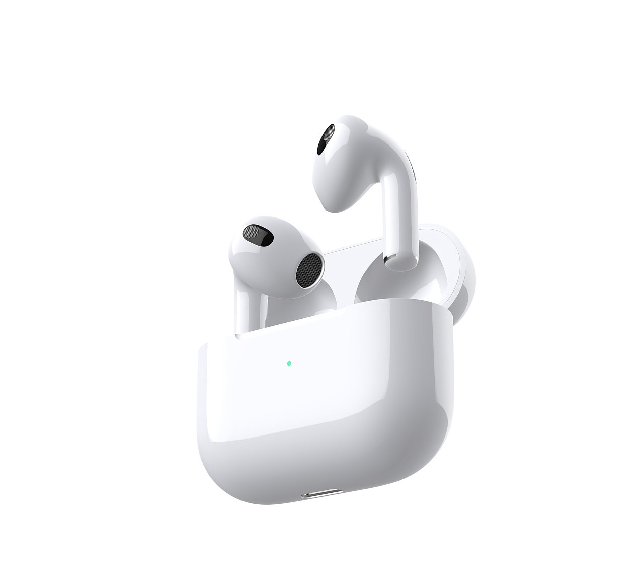 苹果耳机airpods第三代蓝牙耳机模型渲染