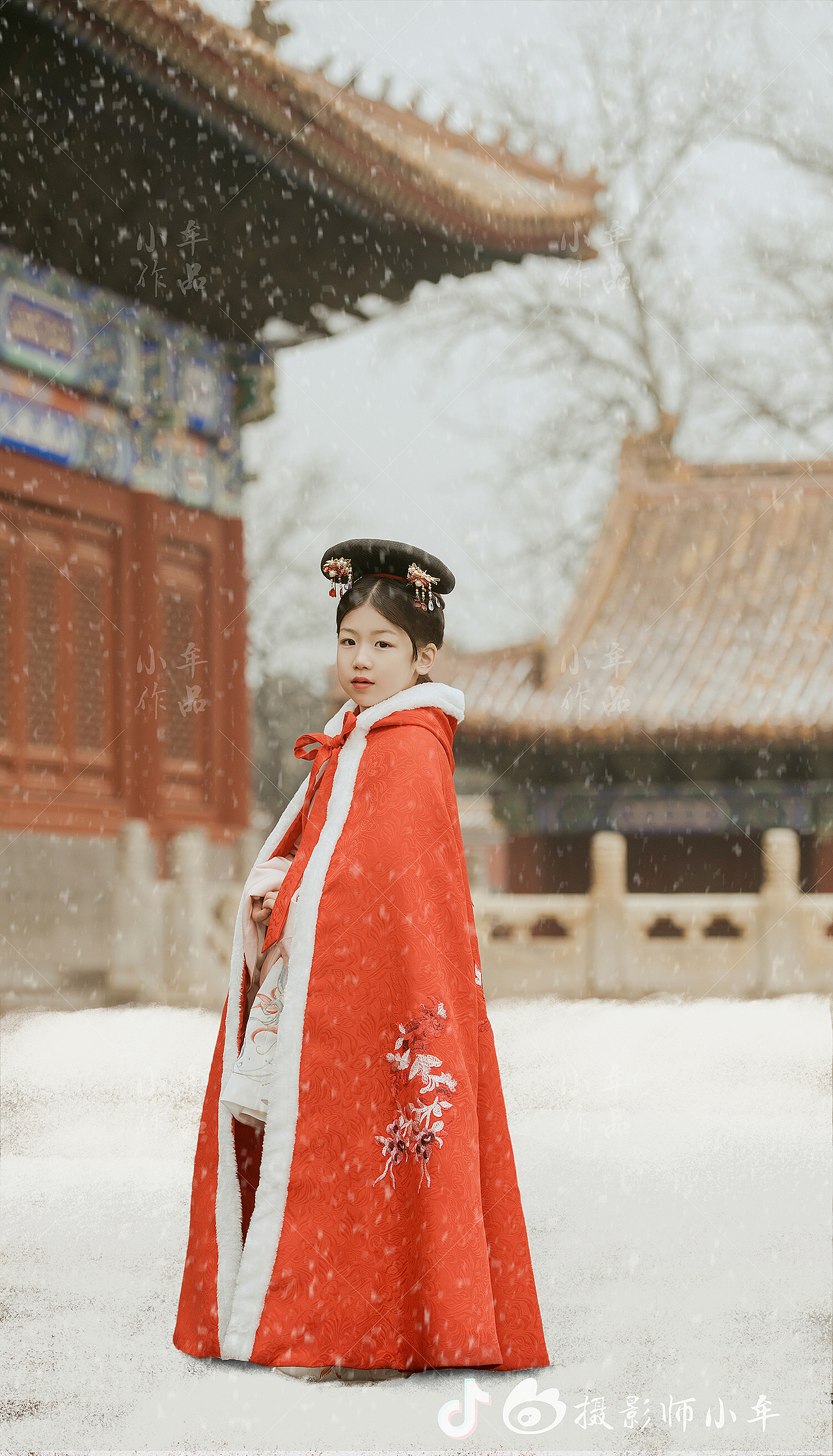 小牟古风外景|初雪