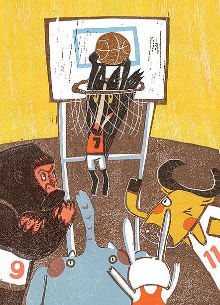 名家童话系列-笨狼的故事插图|插画|儿童插画|guangyuzz - 原创作品