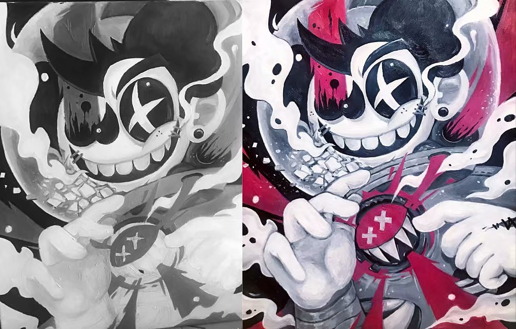 爆肝画手披萨边儿の夏天——近期手绘&油画合集（图ZMTYzODY2NTY4） - 商业插画 - 站酷设计师披萨边儿原创素材 - 站酷ZCOOL