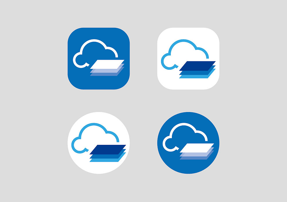 一家数据服务软件开发公司logo和产品logo设计