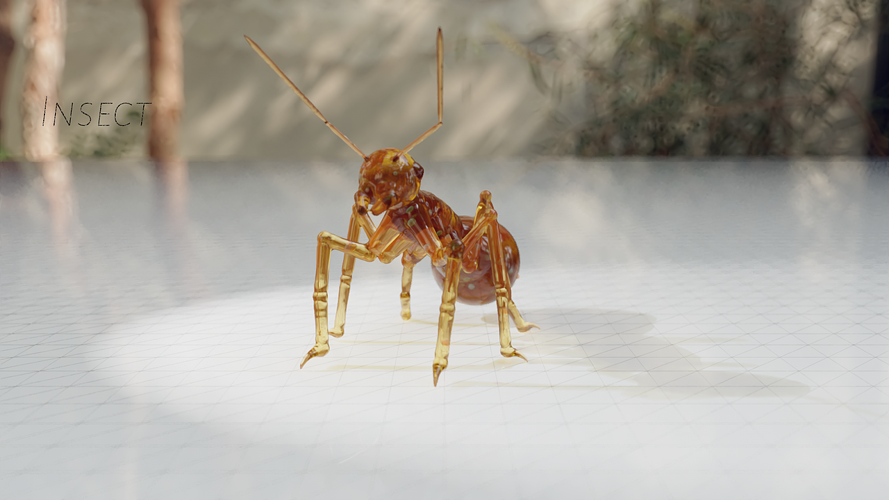 RS材质练习——昆虫(记录)