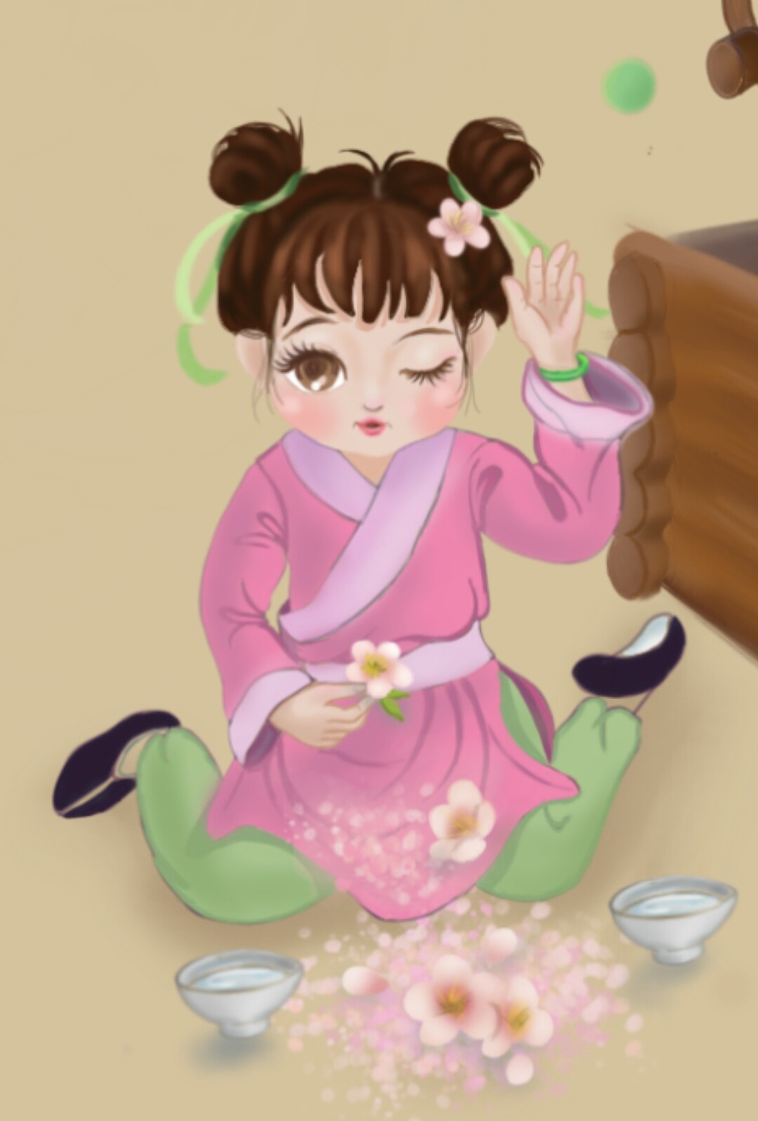 青梅竹马|插画|创作习作|赵雪瑶_原创作品-站酷zcool