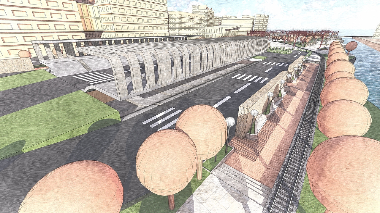 车水马龙——闸北区景观设计