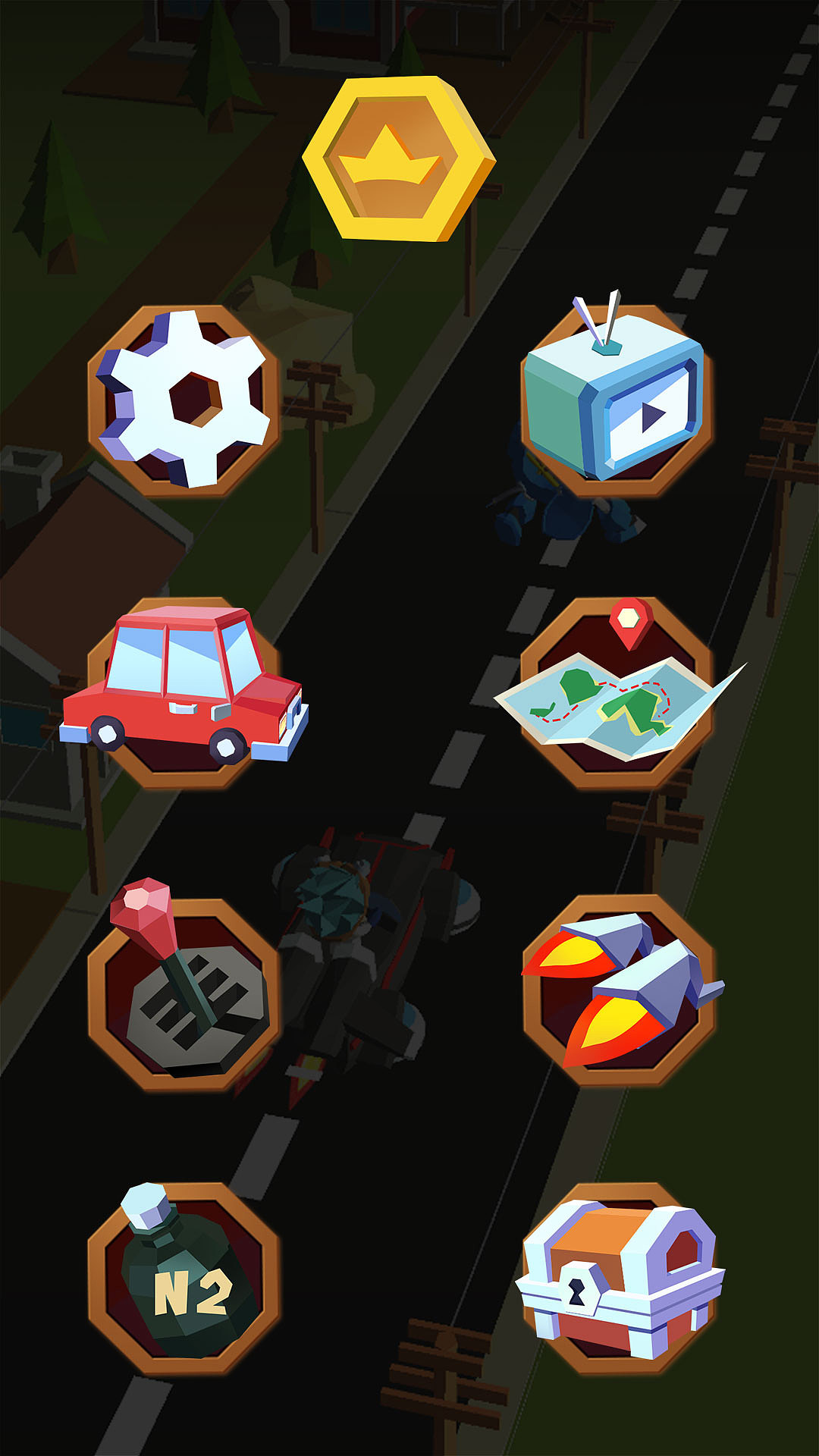 lowpoly风格界面练习|ui|游戏ui|奶皮小虎妞_原创作品-站酷zcool