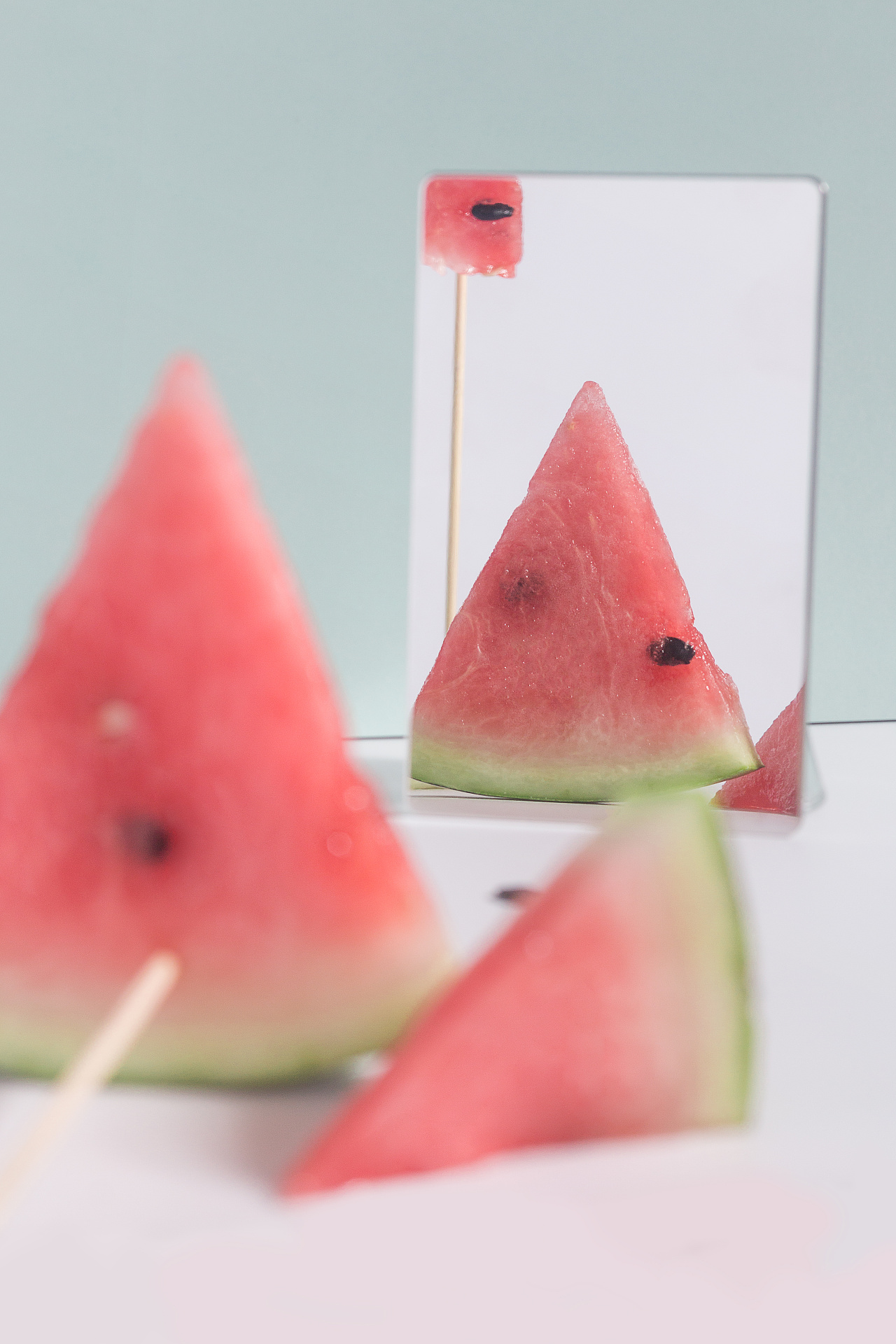 西瓜的创意拍摄