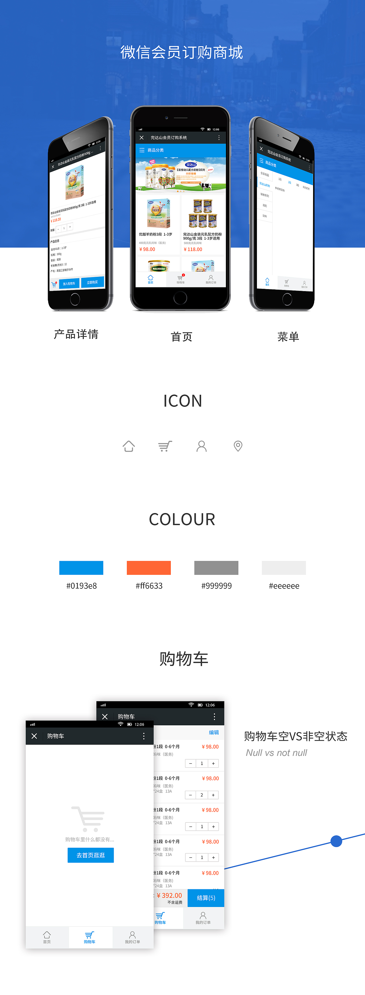 微信会员订购商城（图ZNDEzMTEyMzI=） - APP界面 - 站酷设计师清幽潺潺原创素材 - 站酷ZCOOL