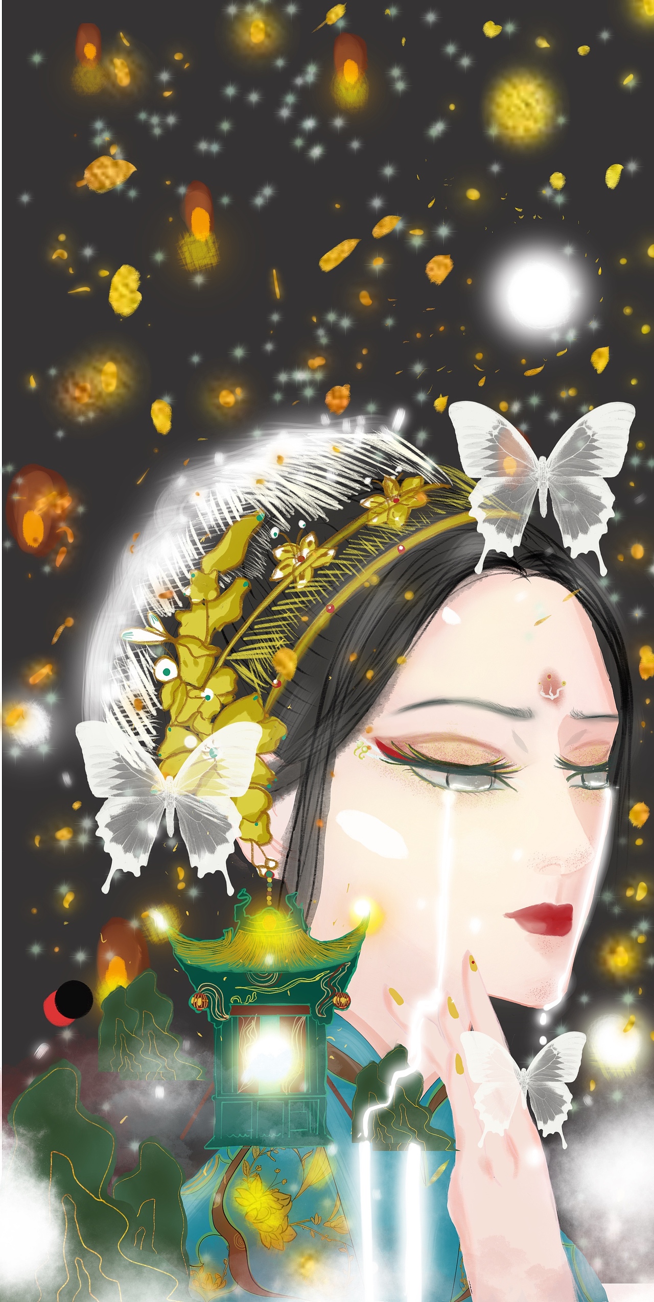 美人泉（图ZMjM3MTQ0NTQw） - 商业插画 - 站酷设计师肉肉丸会画画原创素材 - 站酷ZCOOL