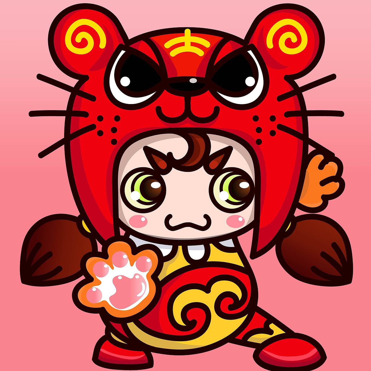 两年前给以前的公司做的形象（图ZMTMxMTA3MTQ4） - 艺术插画 - 站酷设计师Tina十五原创素材 - 站酷ZCOOL