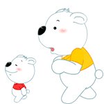 呆萌的大拇熊（图ZMTc5MDk3NzY=） - 网络表情 - 站酷设计师爱龙余健原创素材 - 站酷ZCOOL