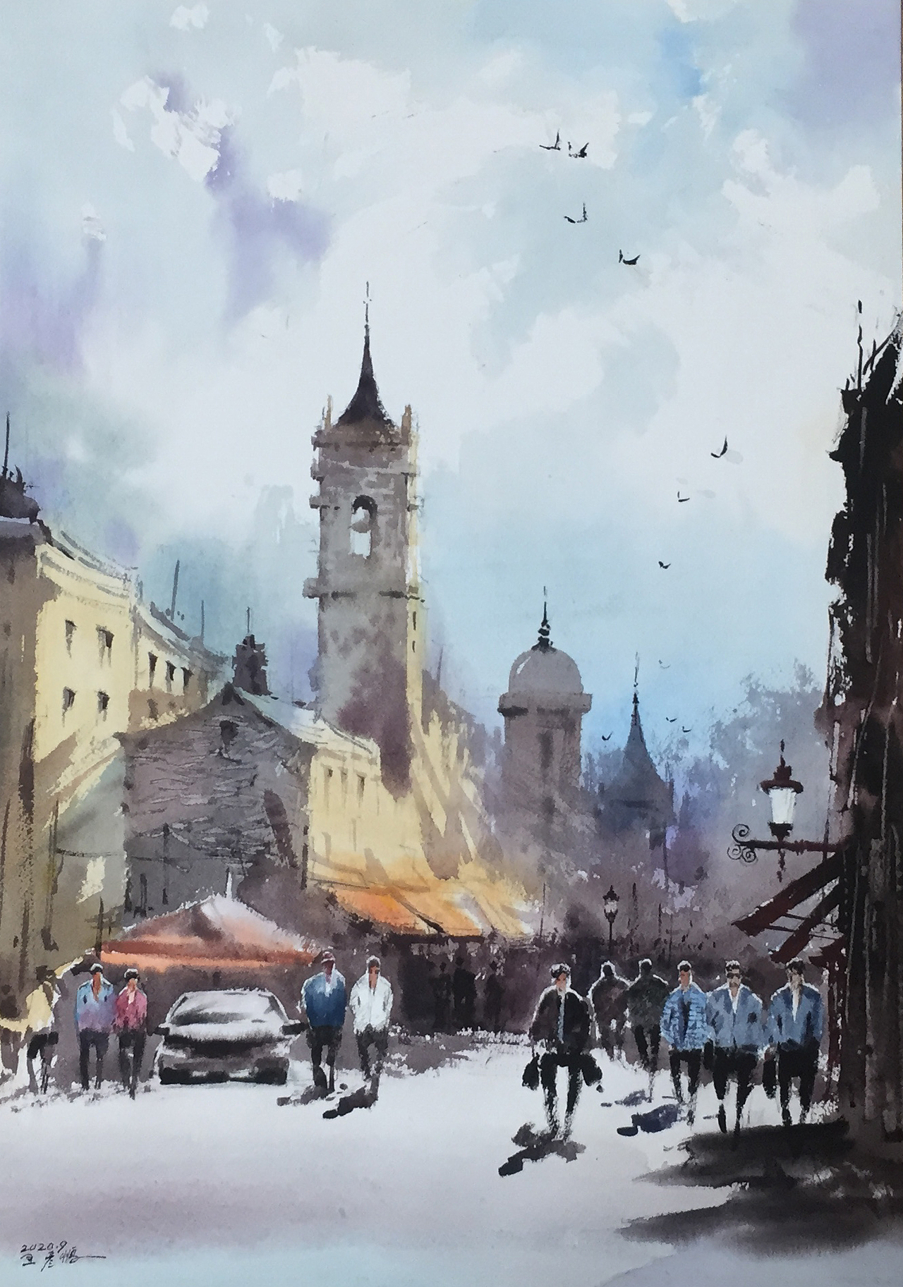 水彩（图ZMjU2NTg4ODk2） - 绘画 - 站酷设计师东洲天智原创素材 - 站酷ZCOOL