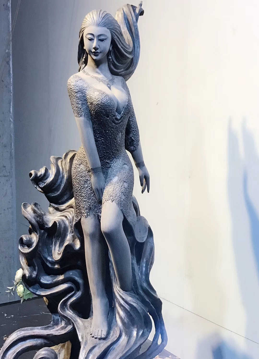 乌木雕刻美女木雕绝代佳人