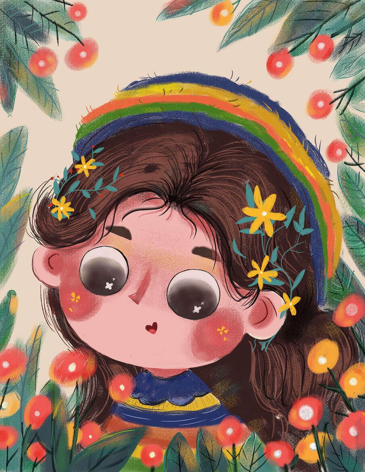 儿童插画最初期作品临摹