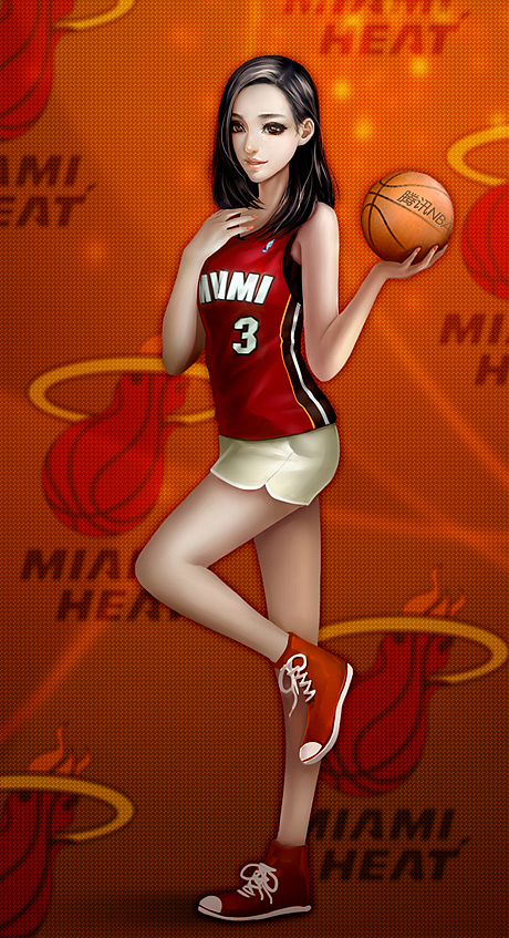 腾讯NBA合作项目（图ZMTU1MjAxMDQ=） - 商业插画 - 站酷设计师五号铅笔原创素材 - 站酷ZCOOL