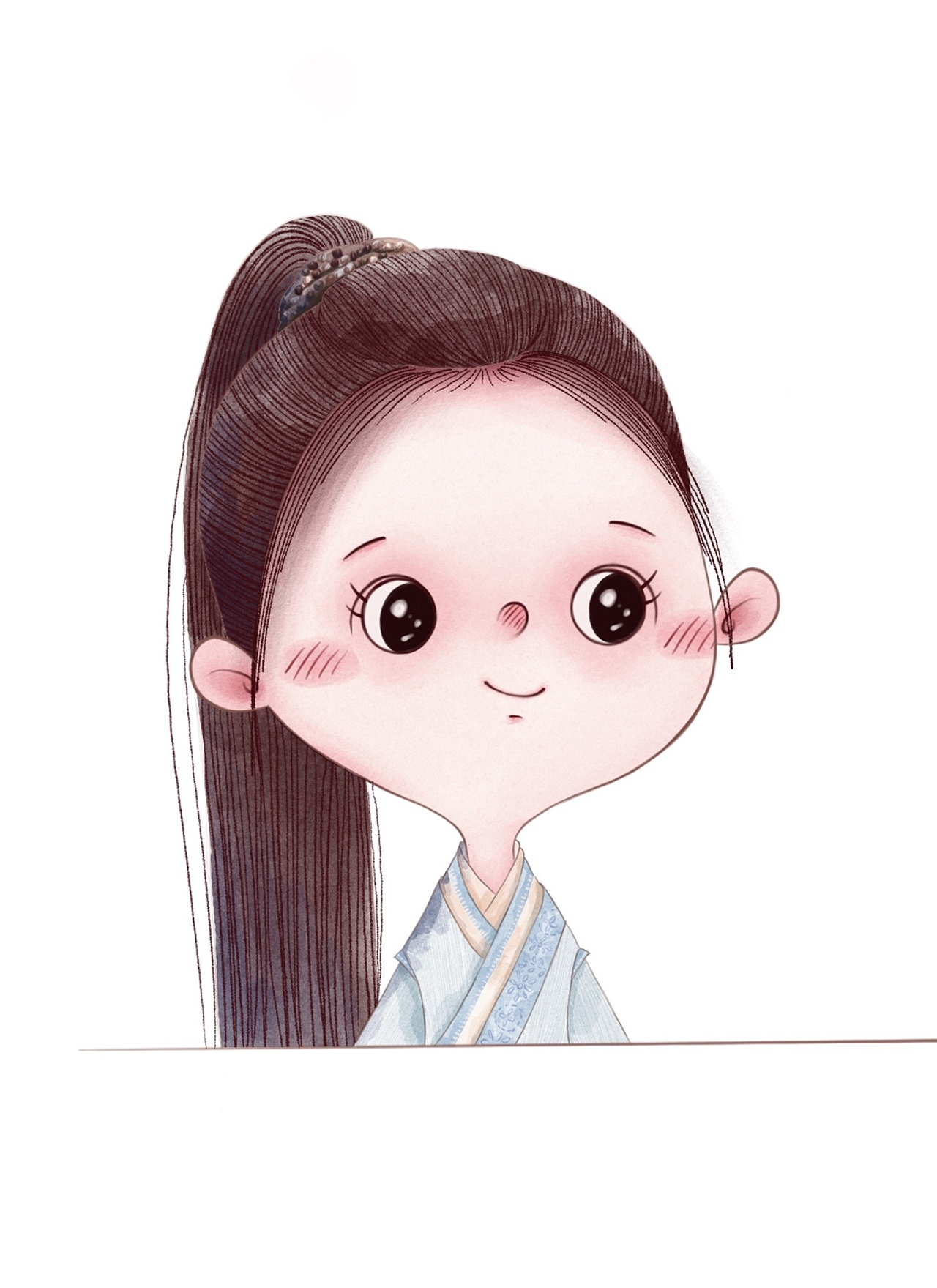 【原创】儿童插画头像|有翡系列-周翡