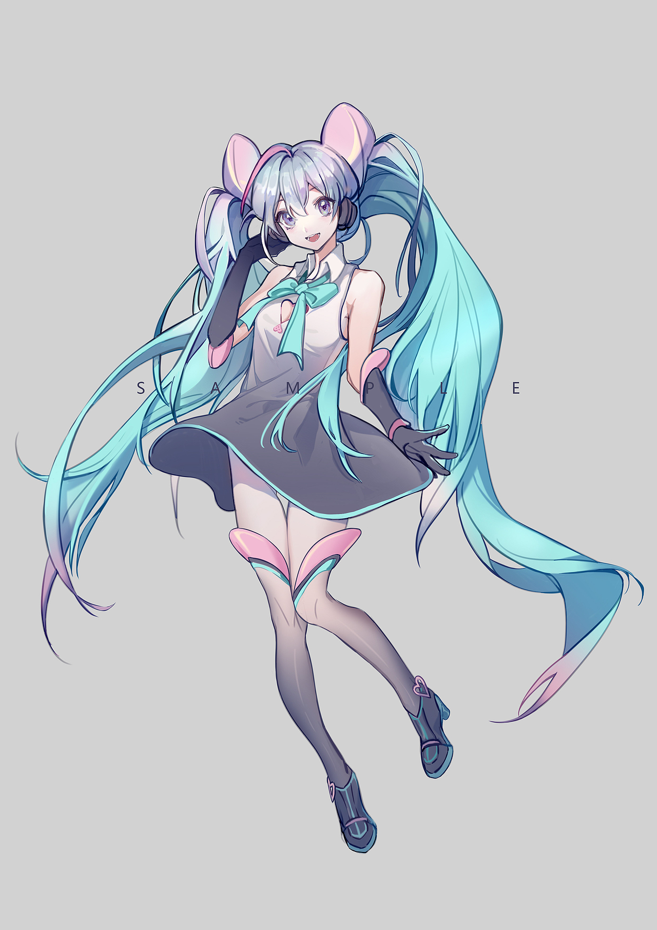 MIKU-桃版（圖ZMjYyOTA1ODky） - 其他動(dòng)漫 - 站酷設(shè)計(jì)師此寶原創(chuàng)素材 - 站酷ZCOOL