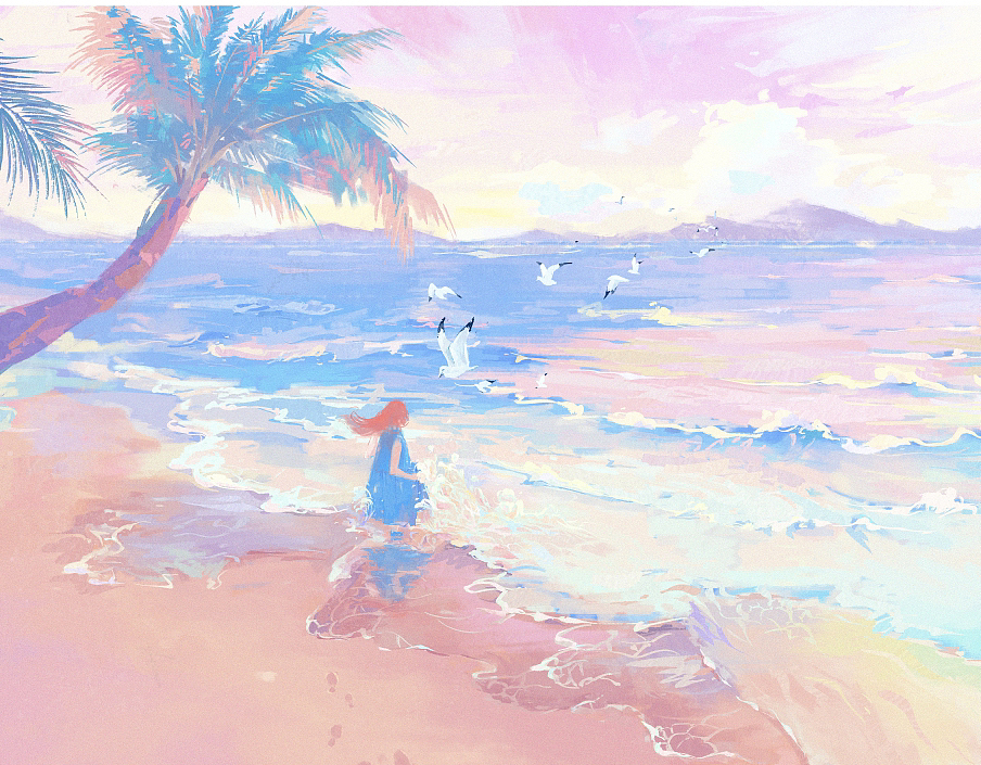 治愈插画（图ZMzE5Mzk2ODY4） - 创作习作 - 站酷设计师wn青叶子原创素材 - 站酷ZCOOL