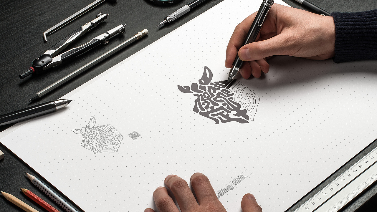 保定礼物LOGO设计