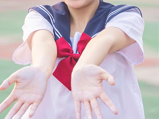 学院风/图书馆jk制服清新人像写真