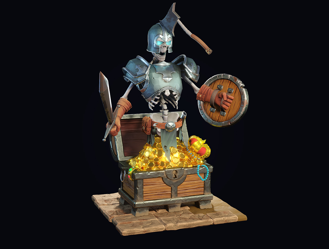 宝箱怪/chest monster（图ZMjU0MzExNzAw） - 人物/生物 - 站酷设计师ChanKamMan原创素材 - 站酷ZCOOL