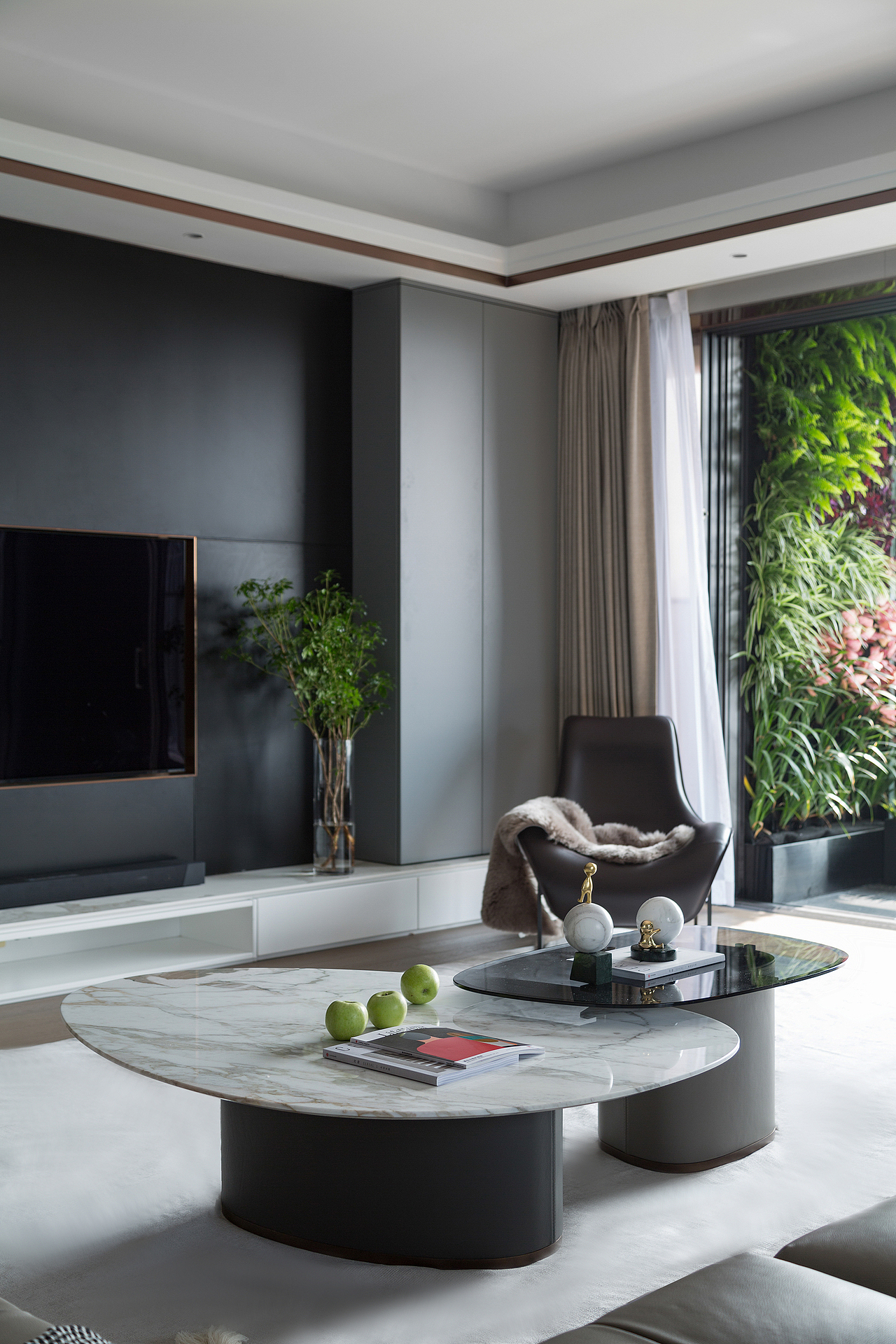 老鹰空间设计 ▏港式轻奢风，320平大平层室内设计（图ZMjE3NTgyNzI4） - 家装设计 - 站酷设计师老鹰空间设计原创素材 - 站酷ZCOOL